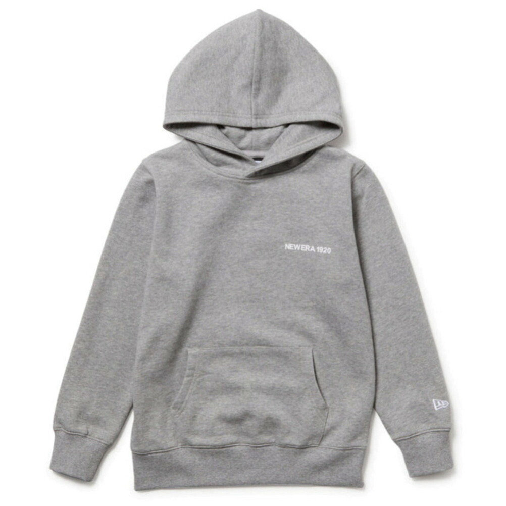 【ニューエラ　キッズ/NEW ERA KIDS/帽子】 YOUTH NE1920 SW PO HOODIE ヘザーグレー