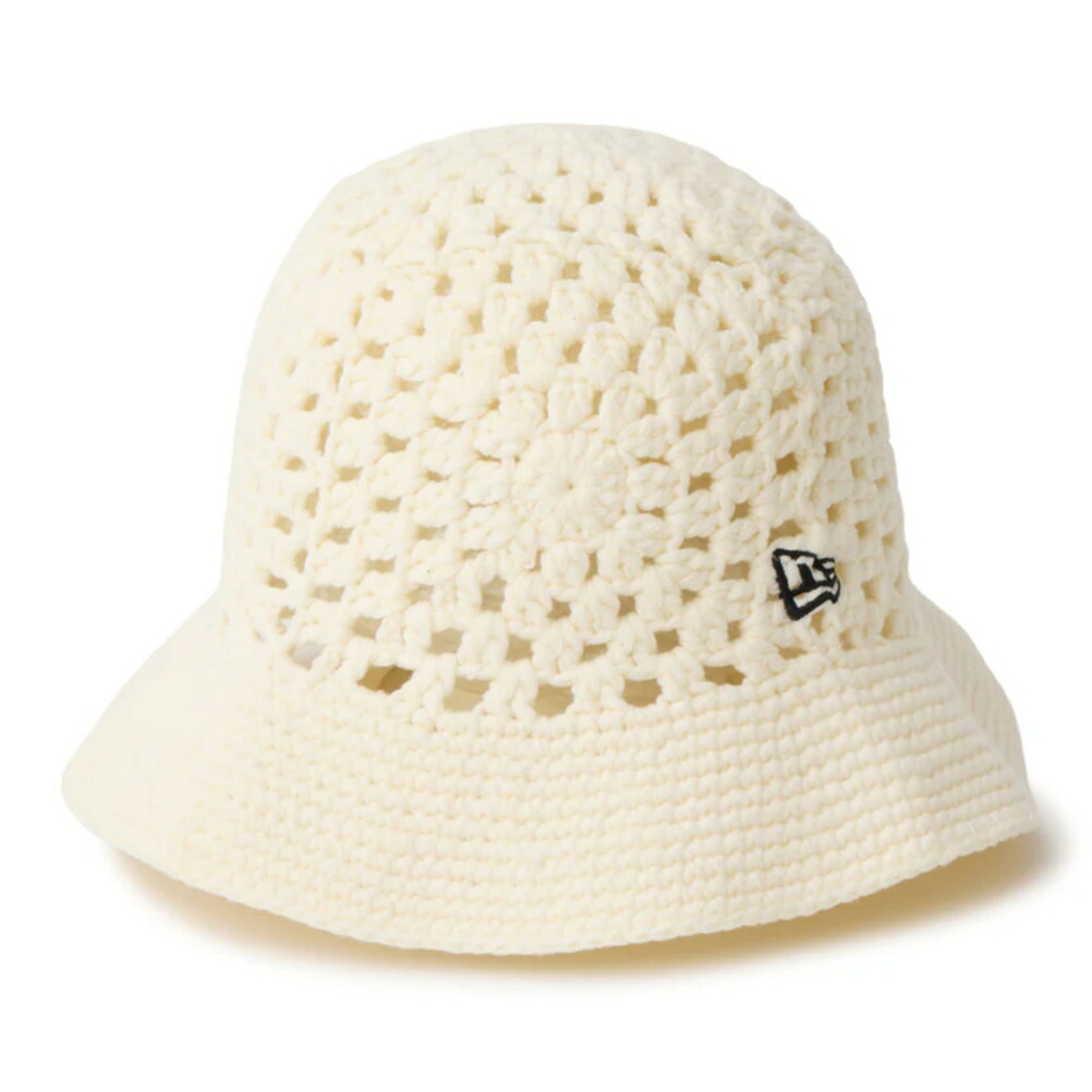 【ニューエラ/メンズ/New Era/帽子/キャップ】 CROCHET KNIT HAT オフホワイト