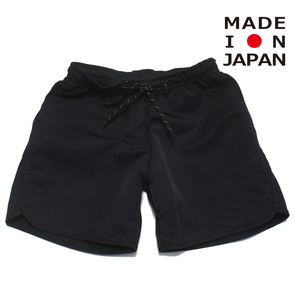 【子供服 MOUN TEN. マウンテン ジュニア MOUNTEN】 semi dull board ショーツ ブラック