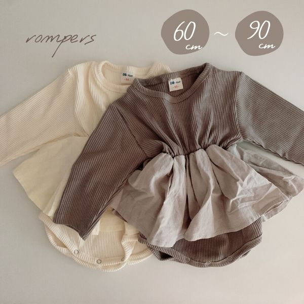 楽天市場 フリル ロンパース カバーオール 長袖 赤ちゃん ベビー服 子供服 女の子 子ども こども 春 秋 秋 冬 出産祝い プレゼント ギフト 60 70 80 90 贈り物 ラッピング ベビー 幼児 新生児 おしゃれ かわいい クリスマス お出かけ Lua Citron