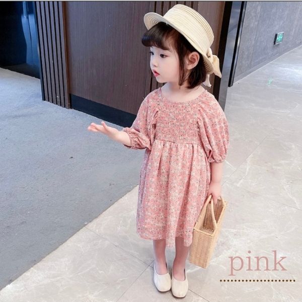 楽天市場 ピンク 白 小花柄 リバティ 半袖 ワンピース ワンピ 女の子 春 夏 秋 冬 子供 赤ちゃん キッズ ベビー 幼児 こども 子ども 出産祝い プレゼント 80 90 100 110 1 おしゃれ かわいい 可愛い 人気 Lua Citron