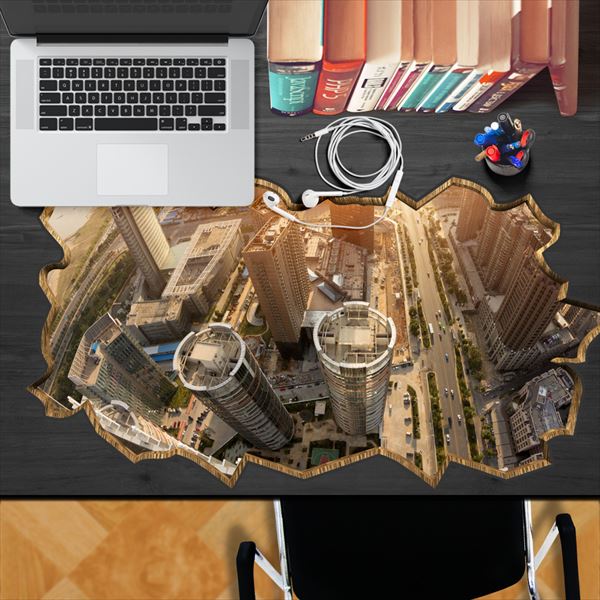 楽天市場 ポイントバック10 Offc ビル 3dオーダーメイド トリックアートシリーズ テーブルシール ポスター シール 裏が透けないタイプ 自然 はがせる 壁紙 壁シール 防水でお風呂ok 窓 壁紙ｄｉｙ シトラス 中国コスメ タイコスメ