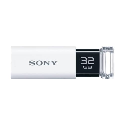 ソニー USBメモリ USB3.1 32GB ホワイト キャップレス USM32GUW []