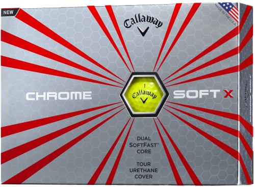 キャロウェイ (Callaway) ゴルフどんぶり鉢 CHROME SOFT X 1十二(12個入り口・入口) 2017年模範例 黄色
