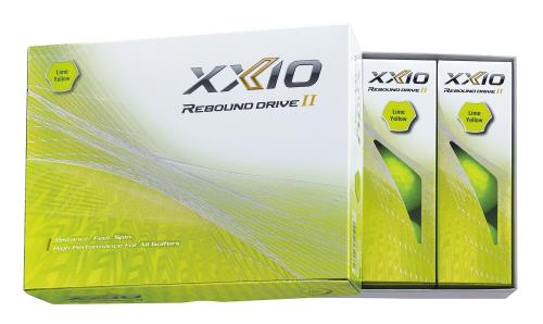 ダンロップゴルフボール XXIO REBOUND DRIVE2 2023年モデル 1ダース(12個入り) ライムイエロー