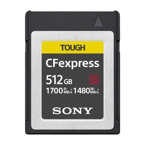 ソニー SONY CFexpress Type B 記憶装置歌留多 512GB 手ごわい操作手順 書きとどめる機敏さ1480MB/s 読み出し機敏さ1700MB/s CEB-G512