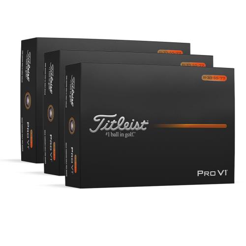 タイトリスト PRO V1 2025 ダブルナンバー・ホワイト3ダースセット(36球)｜CITY MONO SHOP