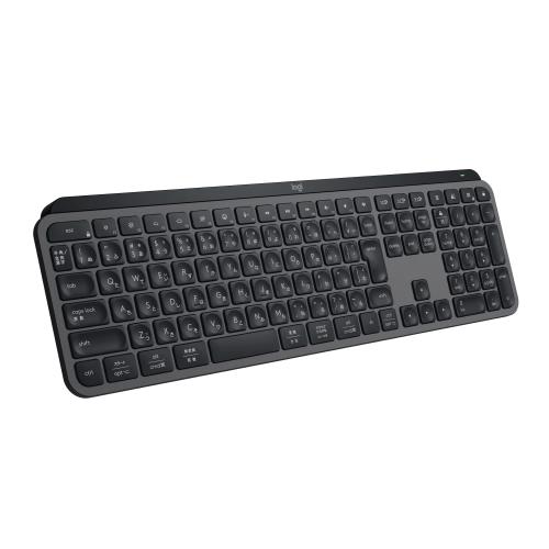ロジクール MX KEYS S 無線電話 鍵盤 KX800sGR Bluetooth Logi Bolt Unifying非相応う Smart Actions 相応う Windows Mac Chrome Android FLOW Easy-Switch 無線電話 薄型 申し受ける式 黒鉛