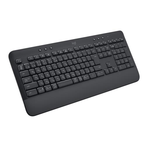 ロジクール SIGNATURE K650GR 無線電話 鍵盤 パームレスト 薄型 疲れにくい bluetooth Logi Bolt Unifying非相応う 日本語割りつける windows mac chrome Android 無線電話 無線電話鍵盤 K650 石墨