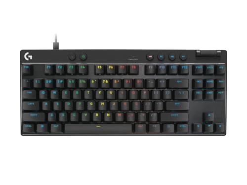 Logitech G (Logicool) PRO X TKL RAPID 有線 ゲーミングキーボード ラピッド銃の引き金積み上げる 磁気アナログ取り替えっこ 英語取り合わせ US取り合わせ 0.1粍稼動自然調整 直線的 35g テンキー受け答え RGB 黒いこと 黒 [外国で包み品]