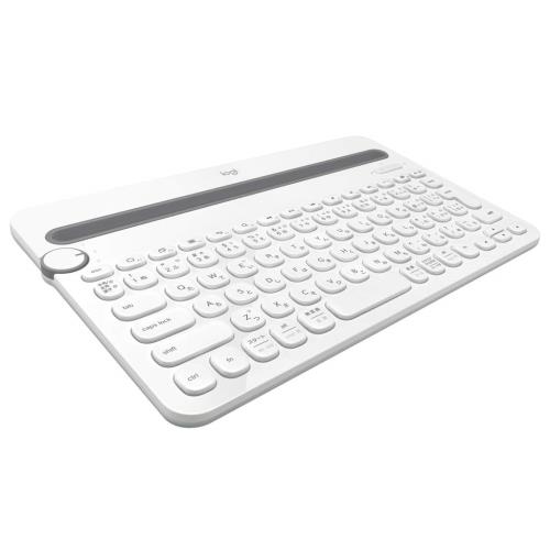 ロジクール ワイヤレスキーボード K480WH Bluetooth キーボード ワイヤレス 無線 Windows Mac iOS Android Chrome K480 ホワイト
