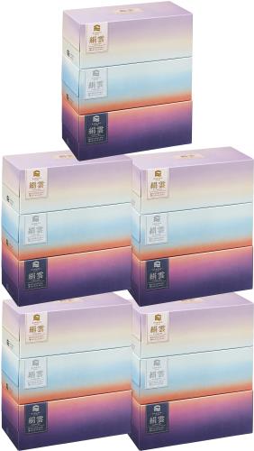 河野製紙 絹雲 新保湿ティシュ 3枚重ね 130組 3個入り口・入口×5風呂敷き包み その他-ダイエット・健康