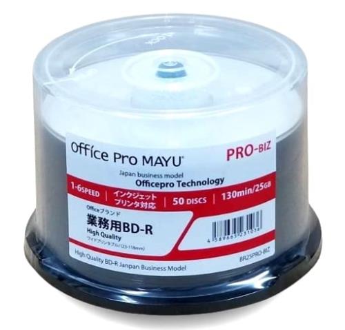 ブルーレイ BD-R 業務用 Blu-ray/PRO-BIZ Professional 6倍速 ハードコート One-Blue,LLC ライセンス認証品