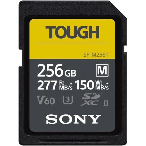 256GB SDXC歌留多 SD歌留多 手ごわい遣りくち SONY ソニー UHS-II Tough M続きもの Class10 UHS-II U3 V60 4K R:277MB/s W:150MB/s 外国でリテール 空想科学小説-M256T/T1