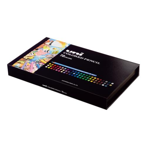 三菱鉛筆 色鉛筆 ユニ色合い 72色仕掛ける UC72C