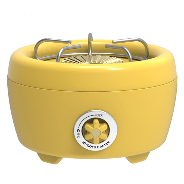 【楽天市場】センゴク アラジン ポータブル ガス カセットコンロ ヒバリン イエロー SAG-HB01-Y 黄色 おしゃれ かわいい カセット