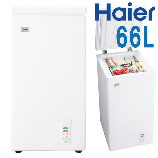 楽天市場】冷凍庫 ハイアール 小型 82L JF-NU82B（W）小型冷凍庫 右 