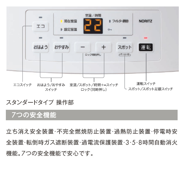 楽天市場 あす楽 在庫限り ガスファンヒーター ノーリツ 都市ガス 年製 木造11畳 コンクリート造15畳 35号 Gfh 4006s 東京 ガス 大阪ガス スノー ホワイト 白 暖房器具 おしゃれ おすすめ 暖房機 ガスヒーター 省エネ 天然ガス ファンヒーター ガス暖房 送料無料