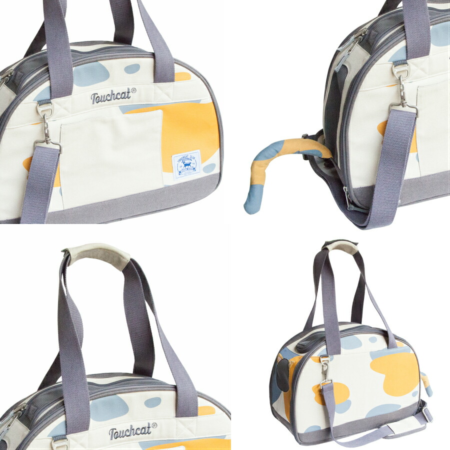 海外輸入 Touchcat ホワイト 日本正規代理店 お出かけ ３色 キャリーパッグ バッグ キャリー 猫レジャー 猫用品