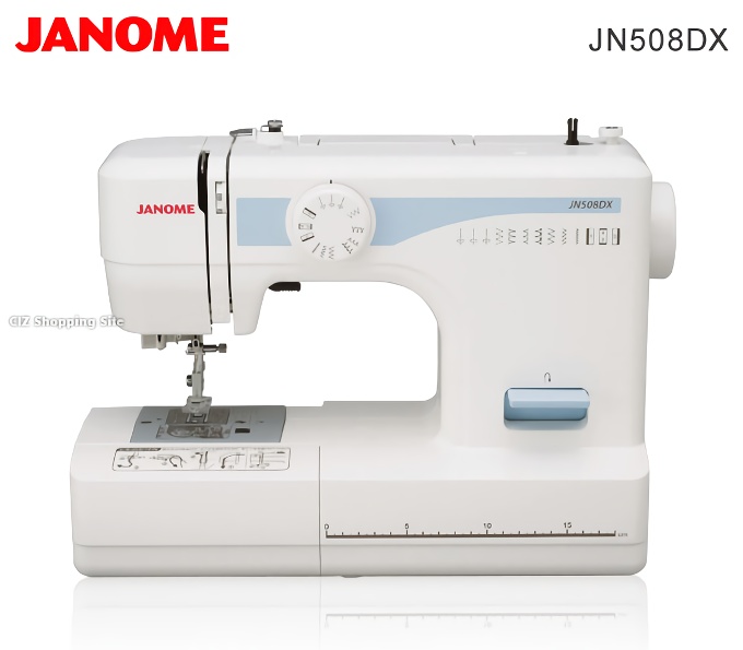 【楽天市場】ジャノメ ミシン 本体 JN508DX 厚手縫い ジャノメミシン フットコントローラー付き 電動ミシン コンパクトミシン