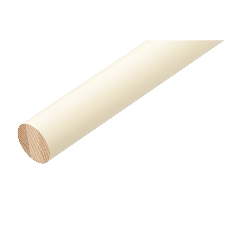 ＢＡＵＨＡＵＳ　３５　アッシュ丸棒, ＢＤ－２４４　ホワイト　４ｍ, 040-0980