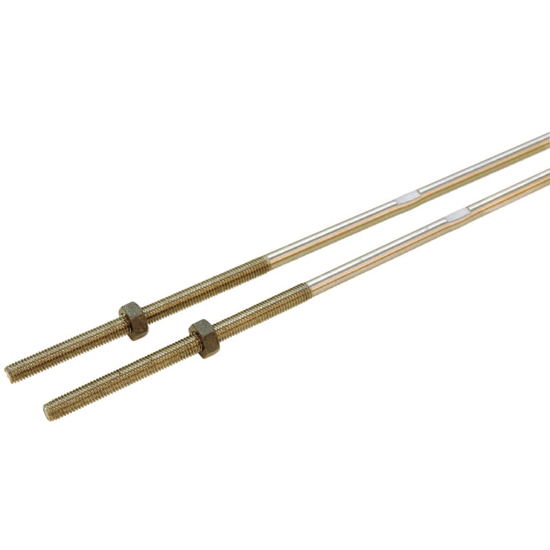 ＫＳステンロッド（２本セット）, Ｍ１０×２０００ｍｍ, 627-0050