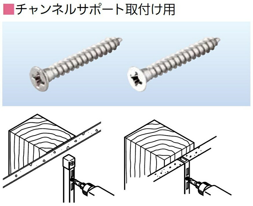 市場 チャンネルサポート用 AT-P 50本入り Aタッピング サイズ：30mm