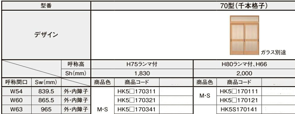 御積もり書き品 LIXIL 檜調 Ｍ 点火装置引戸花伝 明かり障子２枚建７０型 ６１６０外内