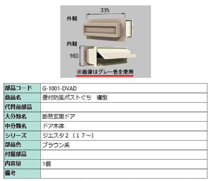 楽天市場】壁付防風ポストぐち厚壁用スペーサー / 1個入り 部品色 