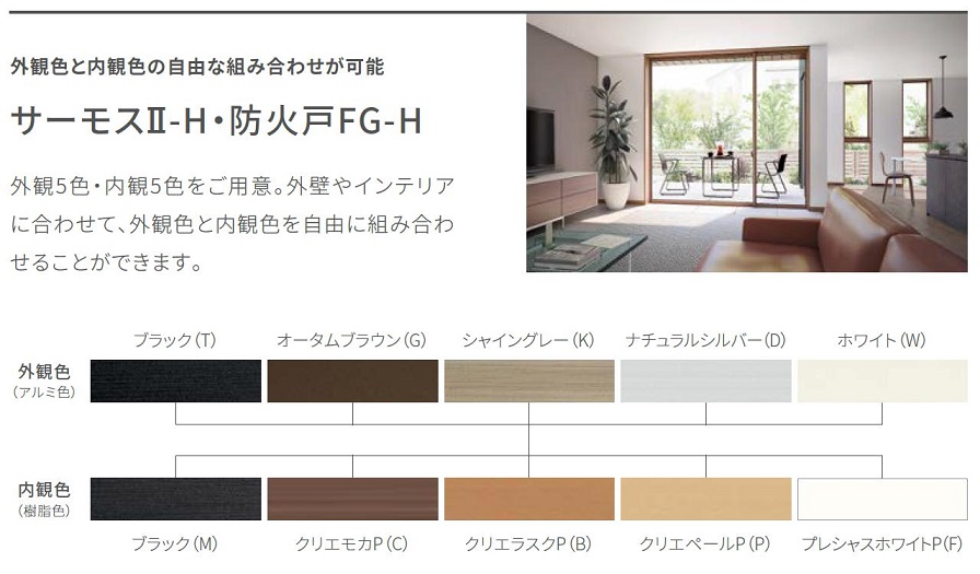 最高の品質 サーモスL 外倒し窓 Low-E複層ガラス アルミスペーサー仕様