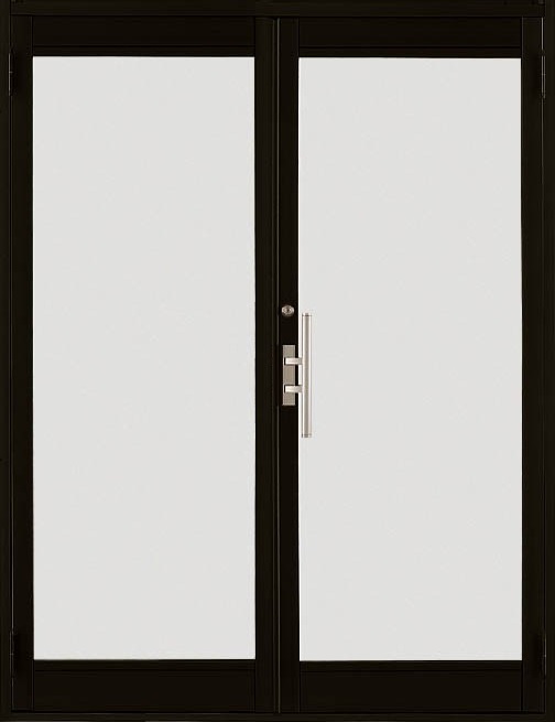 クリエラガラスドア 両開き 片把手 半外付型 1枚ガラス / PG仕様 Low-E複層ガラス仕様 1620 W：1,692mm × H：2,017mm LIXIL リクシル TOSTEM トステム
