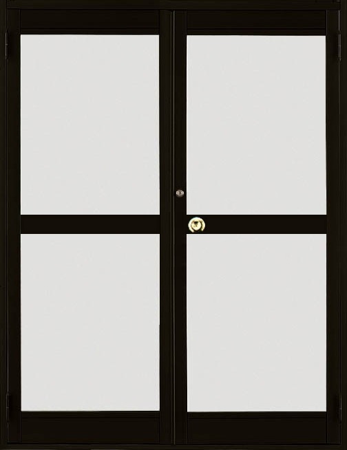 クリエラガラスドア 両開き 内付型 中桟付き / PG仕様 一般複層ガラス仕様 1619 W:1,692mm × H:1,904mm LIXIL リクシル TOSTEM トステム|Clair(クレール)店