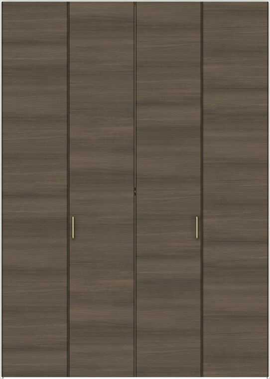 ラシッサD ラテオ クローゼット 折戸すっきり 4枚折戸 ALCD-LAA 特注 W:1020-1820mm × H:2426-2500mm ノンケーシング LIXIL リクシル TOSTEM トステム DIY|Clair(クレール)店