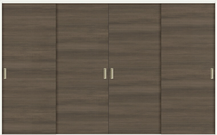 ラシッサD ラテオ 間仕切り上吊引戸 引違い戸4枚建 ALMHF-LAA 錠なし 3223 W：3,253mm × H：2,306mm ノンケーシング / ケーシング LIXIL リクシル TOSTEM