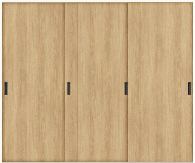 ラシッサDノースフォレスト 室内引戸Vレール方式 引違い3枚建 ANHT-LBB 錠なし 2420 W：2,432mm × H：2,023mm ノンケーシング/ケーシング LIXIL TOSTEM