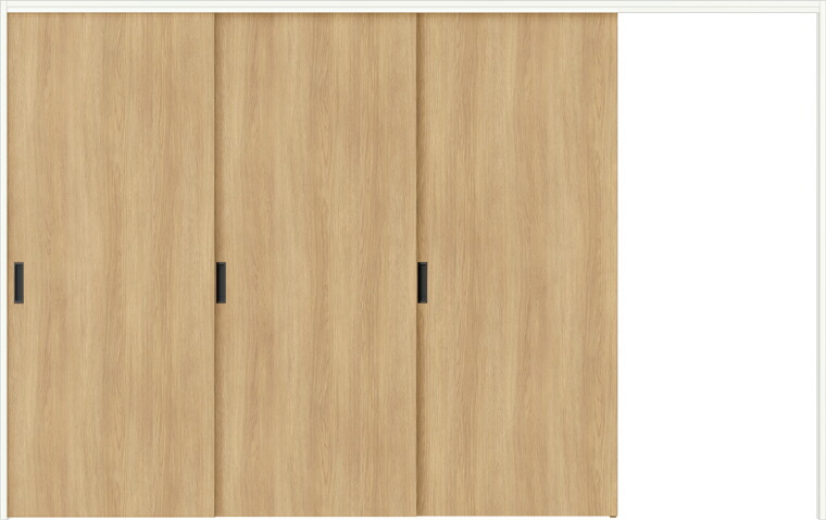 ラシッサDノースフォレスト 間仕切り上吊引戸 片引戸3枚建 ANMKT-LAA 錠なし 3223 W：3,220mm × H：2,306mm ノンケーシング/ケーシング LIXIL TOSTEM