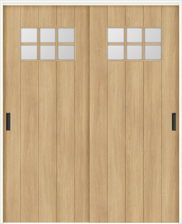 ラシッサDノースフォレスト 室内引戸 上吊引戸 引違い戸2枚建 ANUH-LHB 1820 錠なし W：1,824mm × H：2,023mm ノンケーシング / ケーシング LIXIL TOSTEM