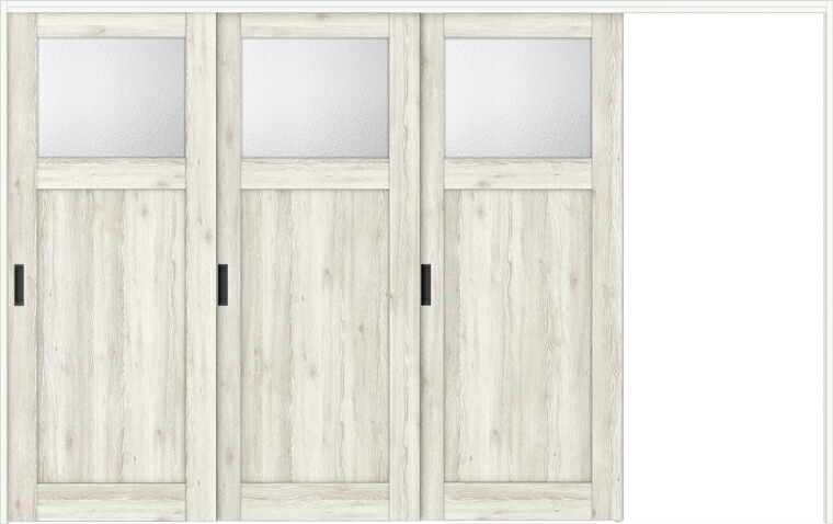ラシッサD パレット 間仕切り上吊引戸 片引戸 3枚建 APMKT-LGJ 錠なし 3220 W：3,220mm × H：2,023mm ノンケーシング / ケーシング LIXIL リクシル TOSTEM