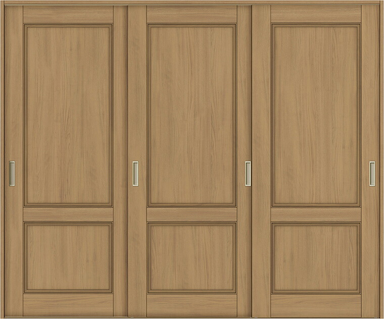 ラシッサS 室内引戸 Vレール方式 引違い3枚建て ASHT-LAY 錠なし 特注 W：1,748～2,954mm × H：1,728～2,425mm ノンケーシング/ケーシング LIXIL TOSTEM