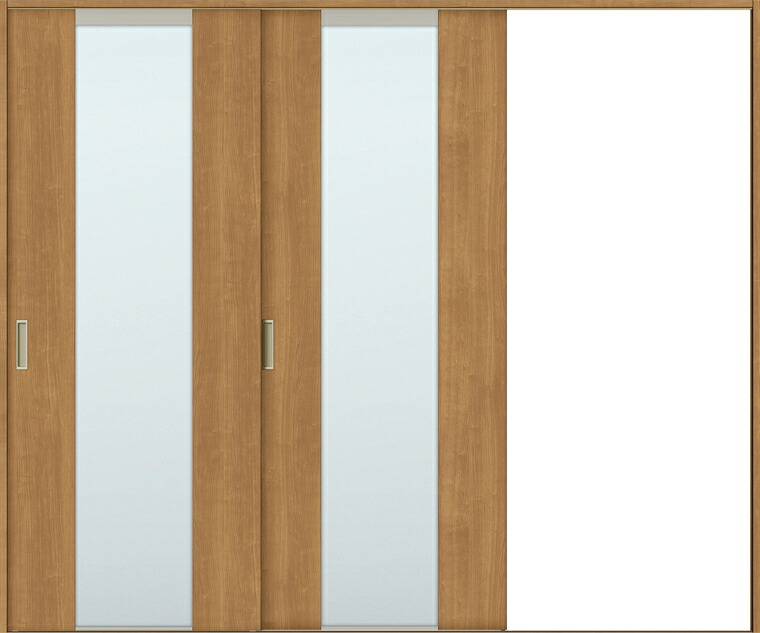 ラシッサS 室内引戸 Vレール方式 片引戸2枚建て ASKD-LGN 錠なし 2420 W：2,432mm &times; H：2,023mm ノンケーシング / ケーシング LIXIL リクシル TOSTEM DIY｜Clair（クレール）店