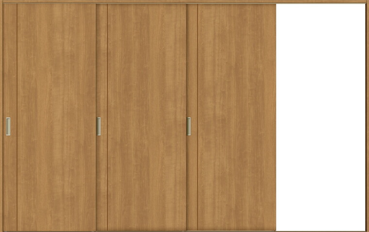 ラシッサS Vレール方式_片引戸3枚建 / ケーシング枠 錠なし LAC 特注 W：2,308～3,916mm × H：1,728～2,425mm LIXIL リクシル TOSTEM トステム DIY