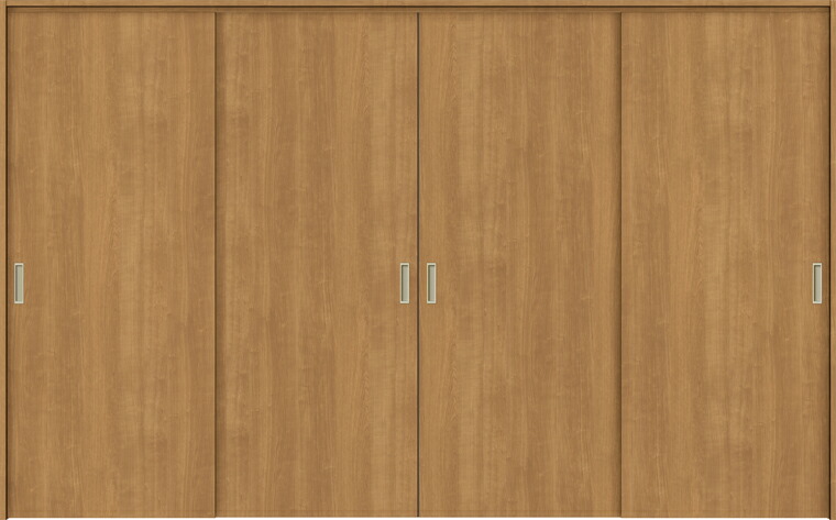 ラシッサS 間仕切り上吊引戸 引違い戸4枚建 ASMHF-LAA 錠なし 特注 W：2149-3949mm × H：1750-2430mm ノンケーシング/ケーシング LIXIL TOSTEM