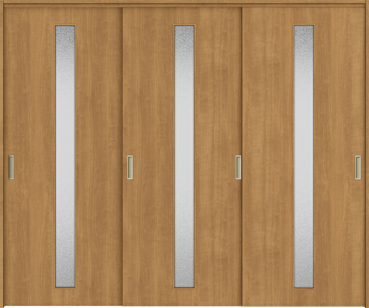 ラシッサS 間仕切り上吊引戸 引違い戸 3枚建て ASMHT-LGA 錠なし 2423 W：2,432mm × H：2,306mm ノンケーシング / ケーシング LIXIL TOSTEM DIY