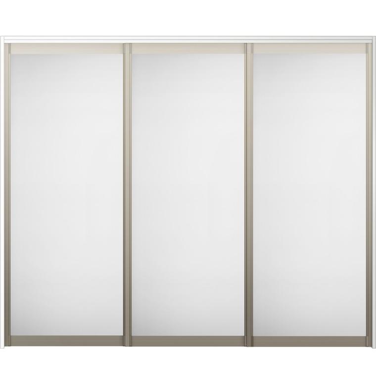 ラシッサS 間仕切り上吊引戸 引違い戸 3枚建て ASMHT-LZA 錠なし 2423 W：2,432mm × H：2,306mm ノンケーシング / ケーシング LIXIL TOSTEM DIY