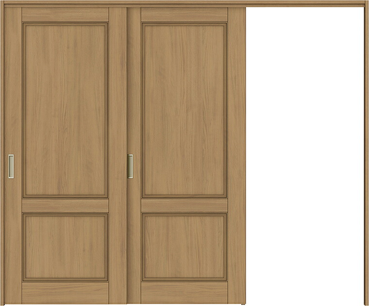 ラシッサS 間仕切り上吊引戸 片引戸2枚建 ASMKD-LAY 錠なし 特注 W：1604-2954mm × H：1750-2430mm ノンケーシング/ケーシング LIXIL TOSTEM