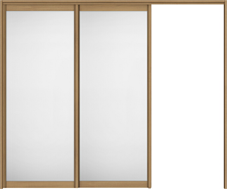 ラシッサS 間仕切り上吊引戸 片引戸 2枚建て ASMKD-LZC 錠なし 2423 W：2,432mm × H：2,306mm ノンケーシング / ケーシング LIXIL TOSTEM DIY