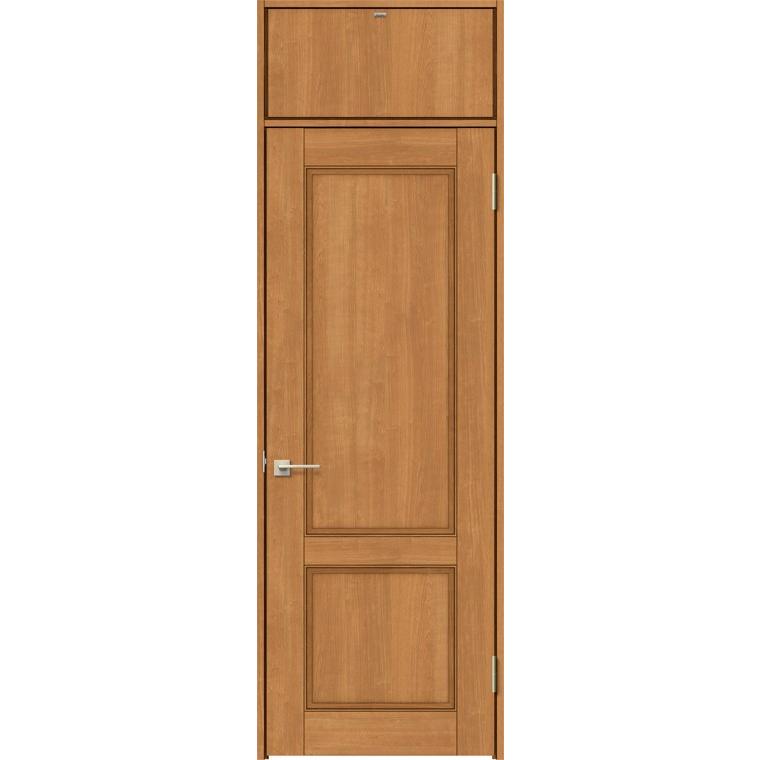 ラシッサS ランマ付ドア / ケーシング枠 錠付き仕様 デザイン：LAY 特注 W：597～957mm × H：2,431～2,500mm LIXIL リクシル TOSTEM トステム