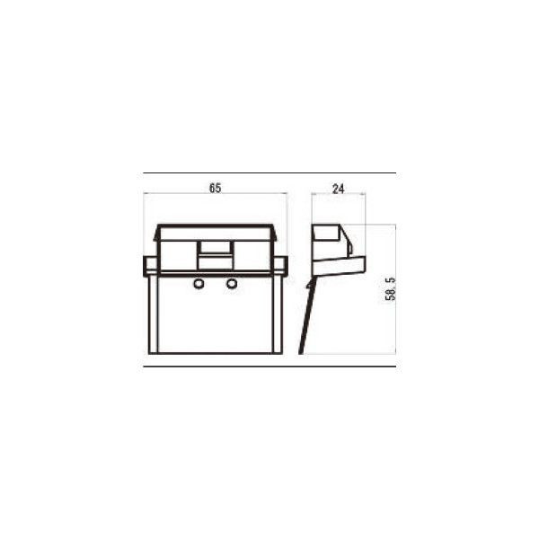 楽天市場】リクシル 窓サッシ用部品 引手 装飾窓：上げ下げラッチ把手 FNMB067 LIXIL トステム メンテナンス DIY リフォーム :  Clair（クレール）楽天市場店