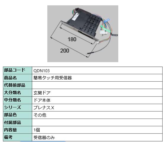 楽天市場】リクシル 部品 CAZAS用受信器 QDN102 LIXIL トステム メンテナンス : Clair（クレール）楽天市場店