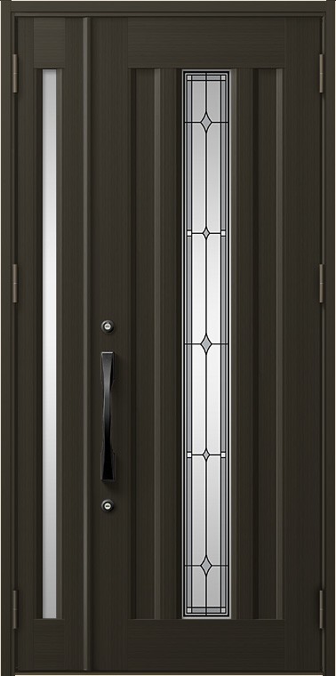 プレナスX 親子入隅 C13型 / FamiLockオプション腹積もり(制御装置単一のもの) W：1,138粍 × H：2,330粍 LIXIL リクシル TOSTEM  トステム